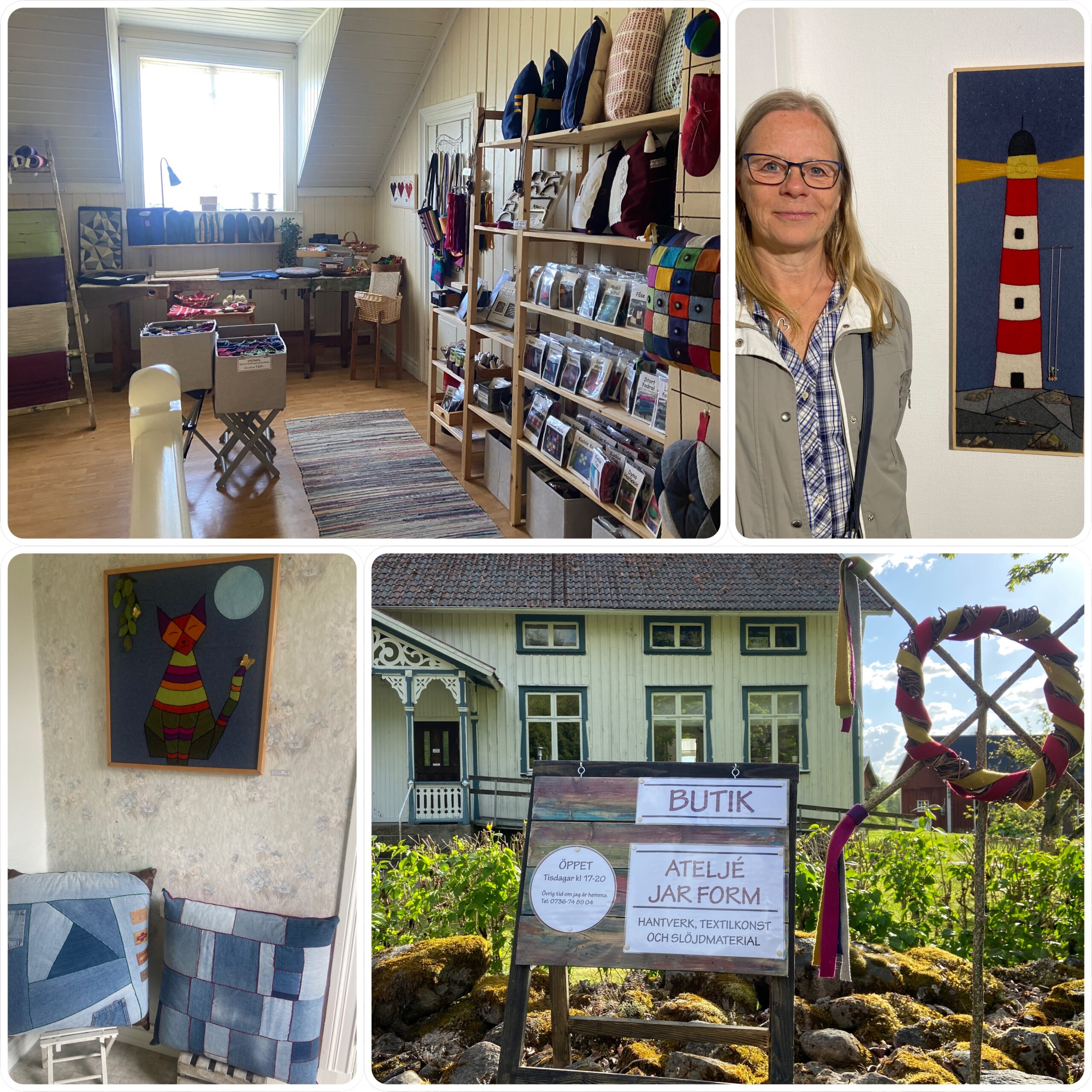 Butik och ateljé Butik och ateljé i Fivlered Hembygdsgård